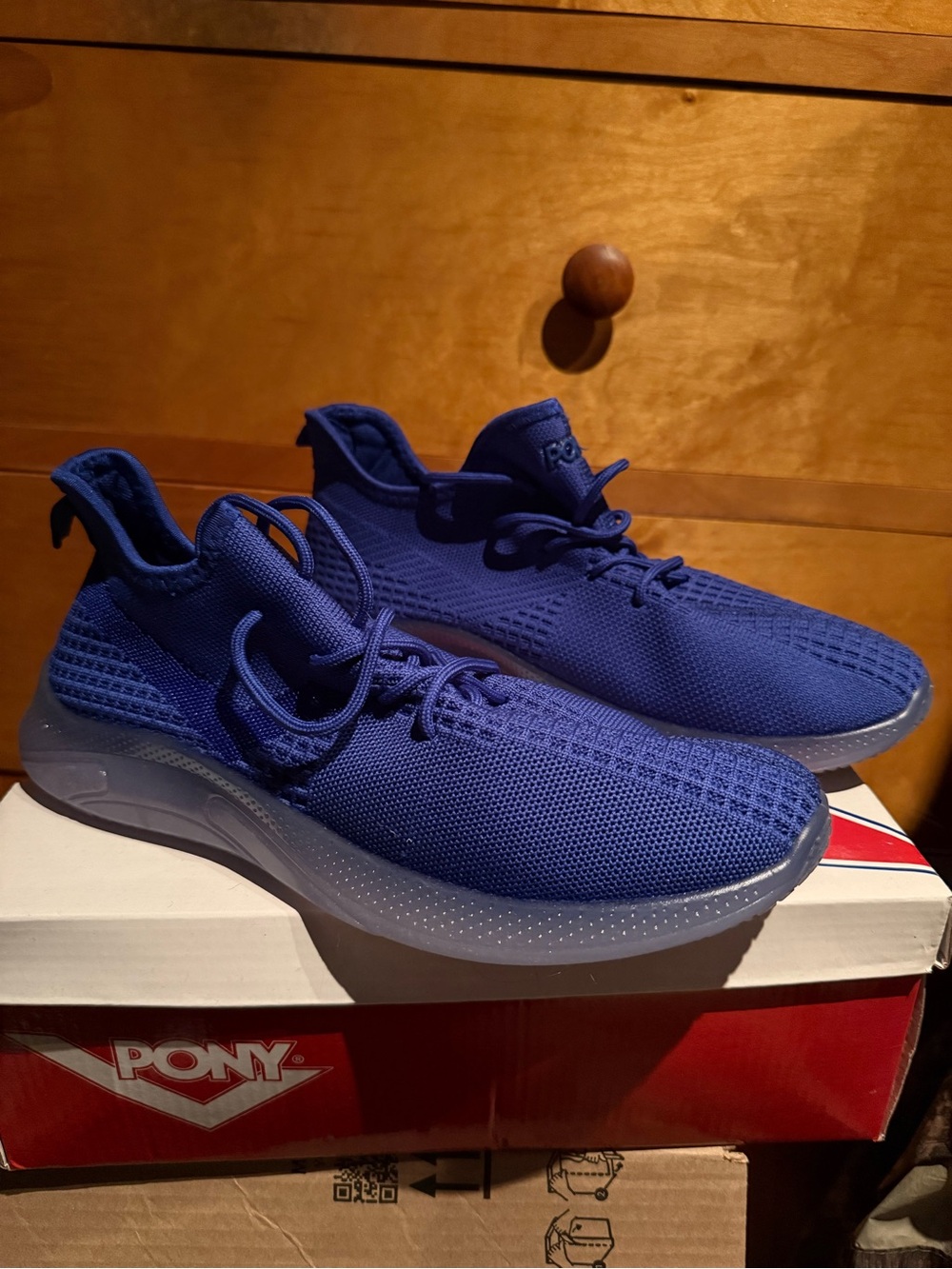 Pony PP-1 Base Knit Royal Blue Running Shoes
